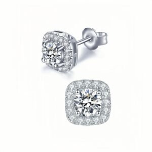 Moonlit Halo Ear Studs