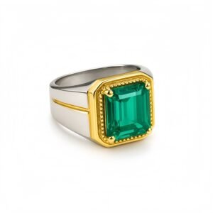 Deep Emerald Ring.